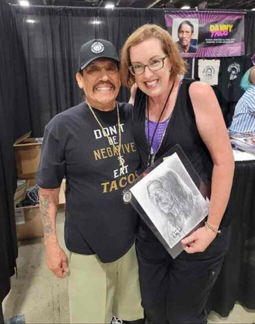 autographed Trejo art